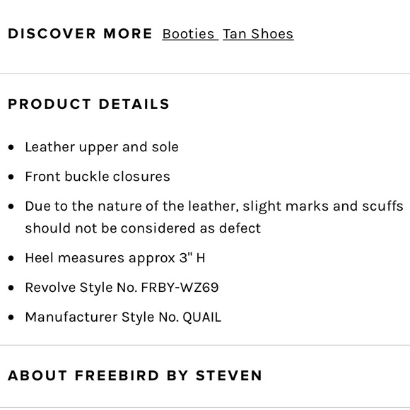 Freebird by Steven Quail in Tan- Size 6 - Picture 13 of 13